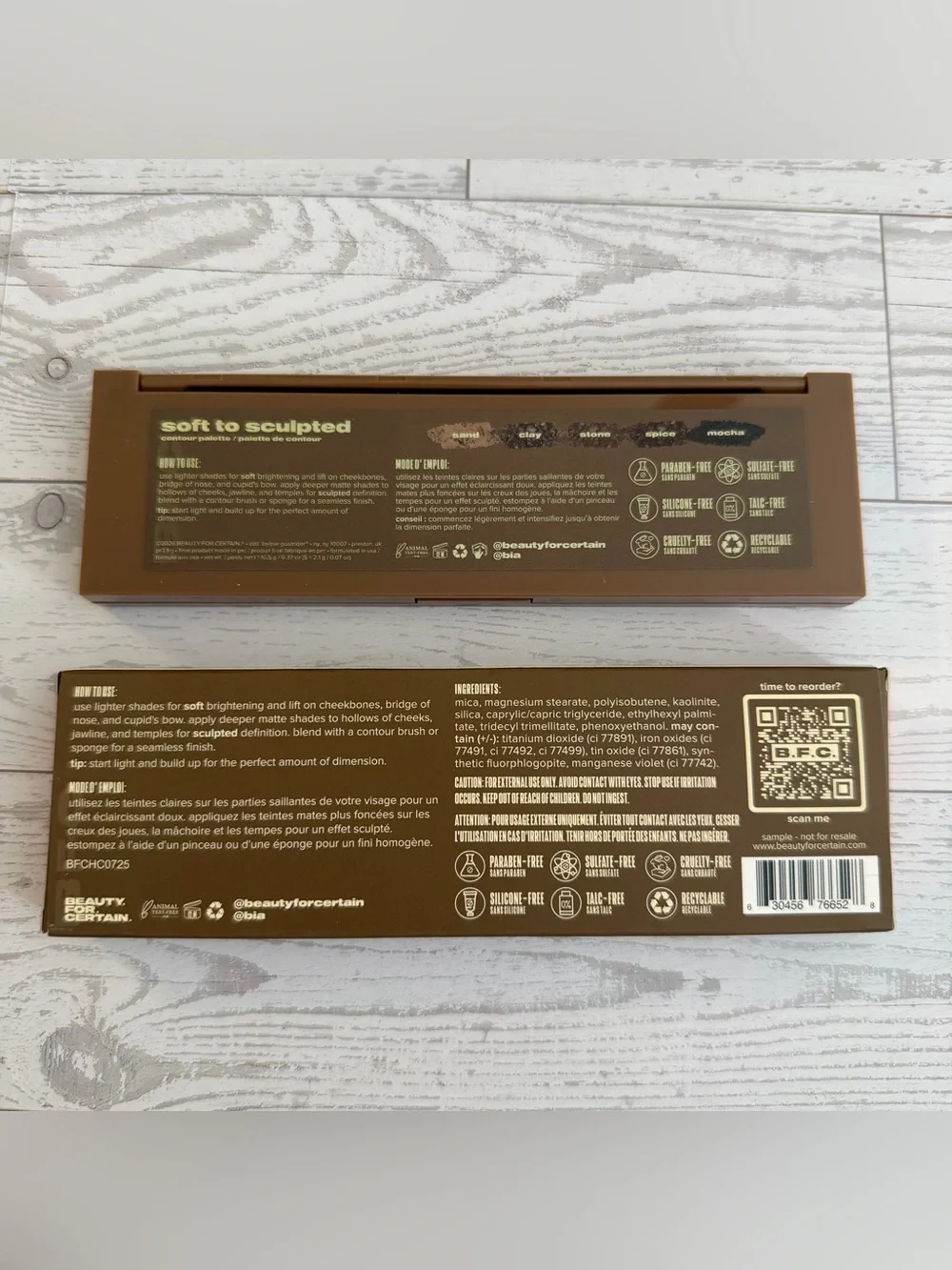 NWT, BEAUTY FOR CERTAIN Soft To Sculpted Contour Palette Makeup